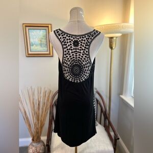 Lace Back Bathing Suit Cover Up